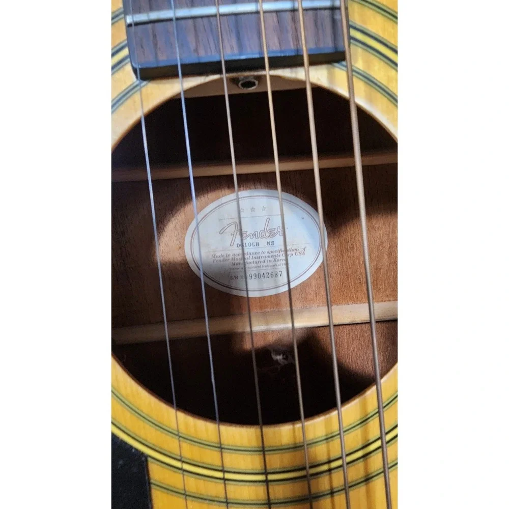 Fender Acoustic Guitar DG10 1999 Natural - Korea Left Handed